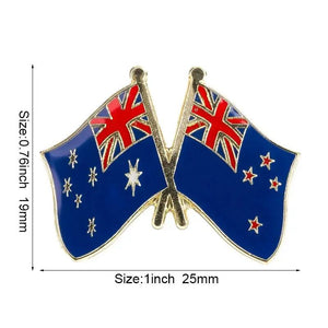 Australia Friendship Flag Lapel Pin Collection - Enamel Pin Flag