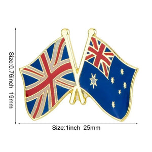 Australia Friendship Flag Lapel Pin Collection - Enamel Pin Flag
