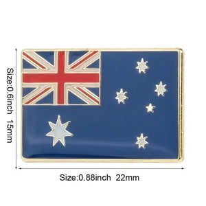 Australia Friendship Flag Lapel Pin Collection - Enamel Pin Flag