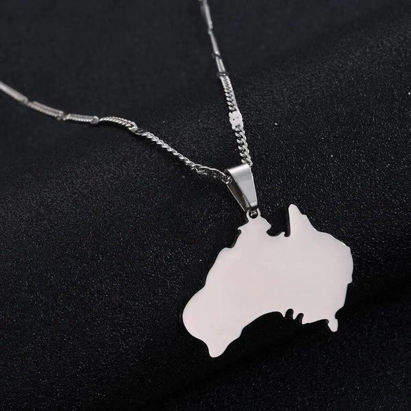 Australia Map Necklace