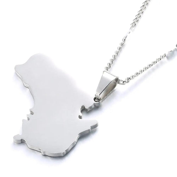 Australia Map Necklace