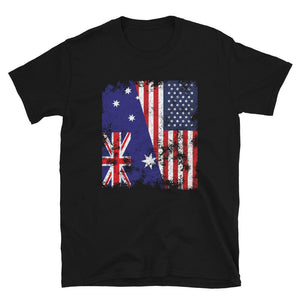 Australia USA Flag - Half American T-Shirt