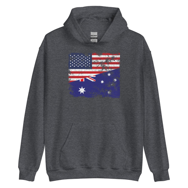 Australia USA Flag Hoodie