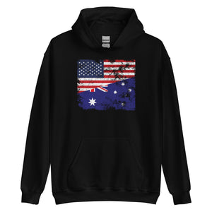 Australia USA Flag Hoodie