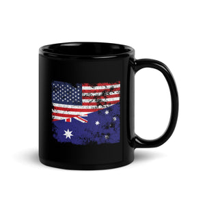 Australia USA Flag Mug