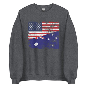 Australia USA Flag Sweatshirt