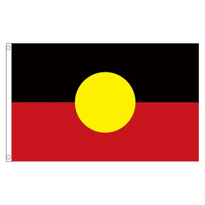Australian Aboriginal Flag - 90x150cm(3x5ft) - 60x90cm(2x3ft)