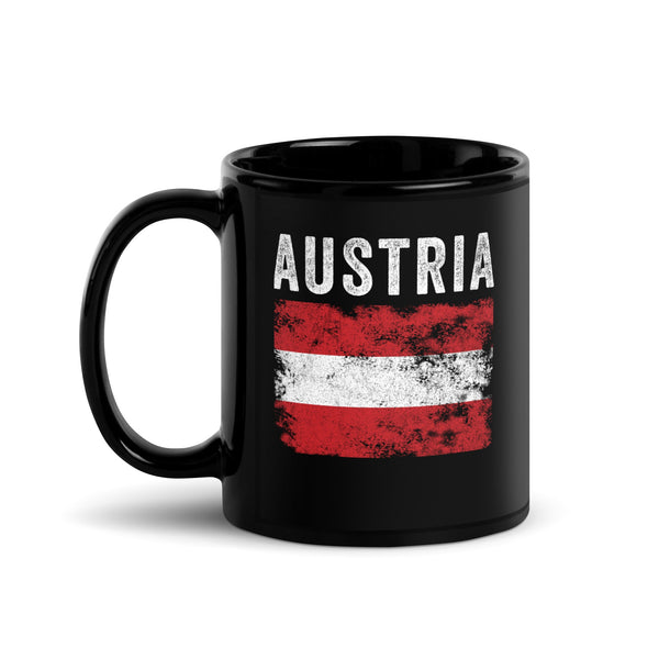 Austria Flag Distressed - Austrian Flag Mug