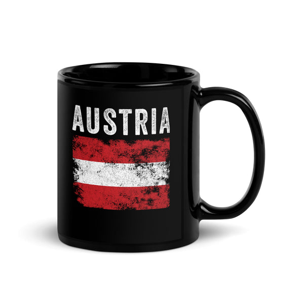 Austria Flag Distressed - Austrian Flag Mug