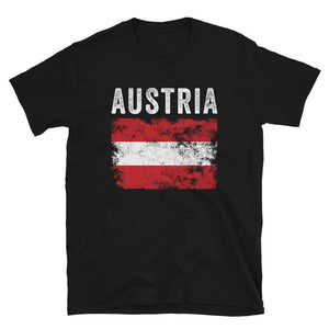 Austria Flag Distressed - Austrian Flag T-Shirt