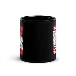 Austria Flag Distressed Mug