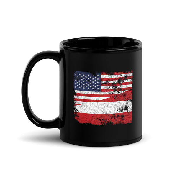 Austria USA Flag Mug