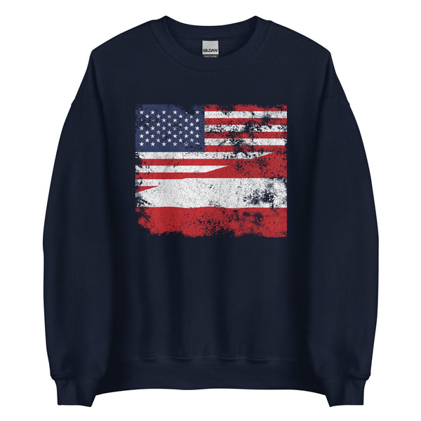 Austria USA Flag Sweatshirt