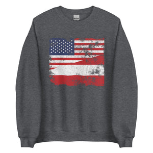 Austria USA Flag Sweatshirt