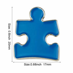 Autism Awareness Lapel Pin - Enamel Pin Flag
