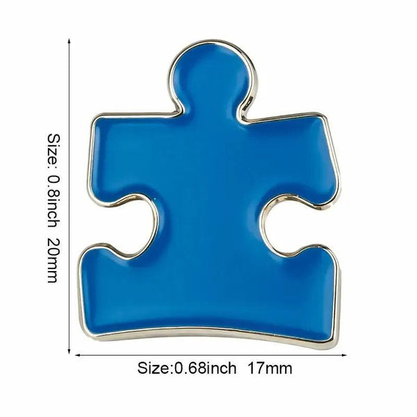 Autism Awareness Lapel Pin - Enamel Pin Flag
