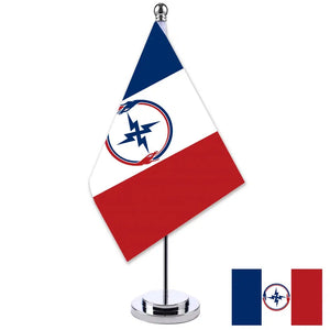 Avant-Garde France Desk Flag - Small Office Table Flag