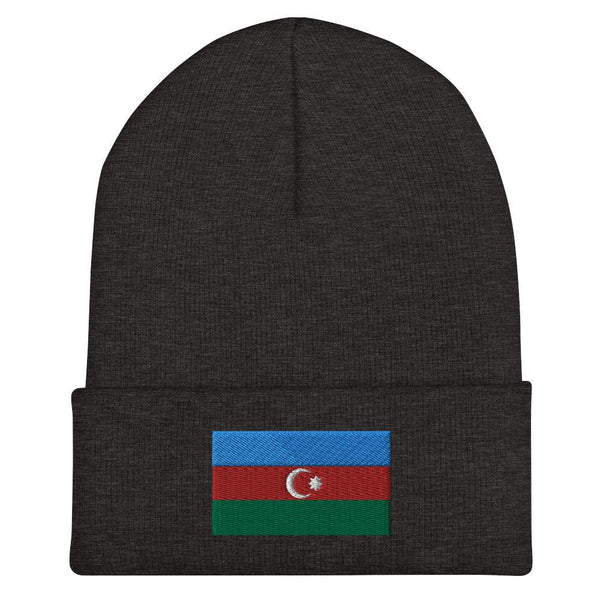 Azerbaijan Flag Beanie - Embroidered Winter Hat