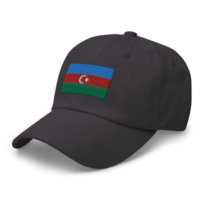 Azerbaijan Flag Cap - Adjustable Embroidered Dad Hat