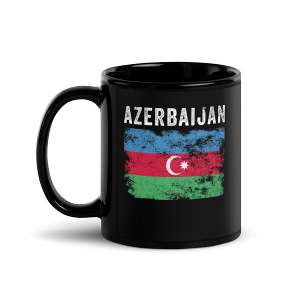 Azerbaijan Flag Distressed - Azeri Flag Mug