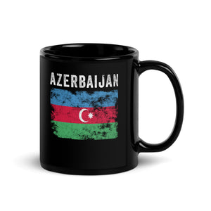 Azerbaijan Flag Distressed - Azeri Flag Mug
