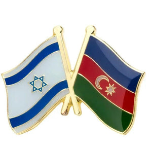 Azerbaijan Flag Lapel Pin Collection - Enamel Pin Flag