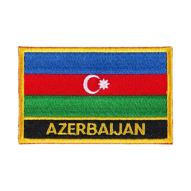 Azerbaijan Flag Patch - Sew On/Iron On Patch