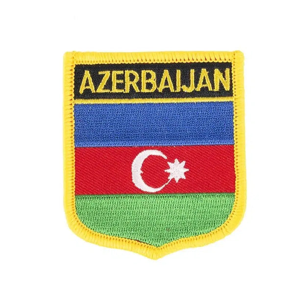 Azerbaijan Flag Patch - Sew On/Iron On Patch