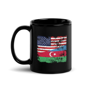 Azerbaijan USA Flag Mug