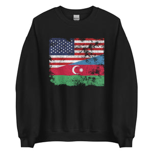 Azerbaijan USA Flag Sweatshirt