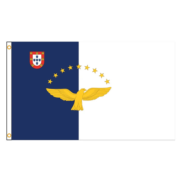 Azores Flag - 90x150cm(3x5ft) - 60x90cm(2x3ft)