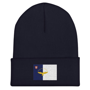 Azores Flag Beanie - Embroidered Winter Hat