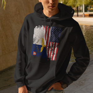 Azores USA Flag Hoodie