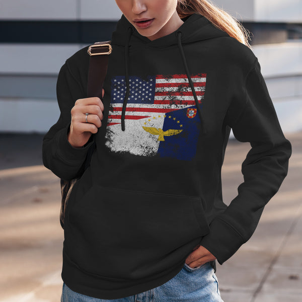 Azores USA Flag Hoodie