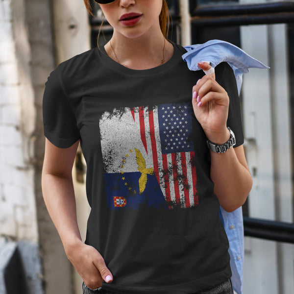 Azores USA Flag T-Shirt