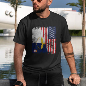 Azores USA Flag T-Shirt