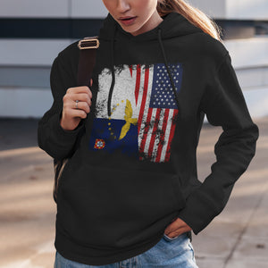 Azores USA Flag Hoodie