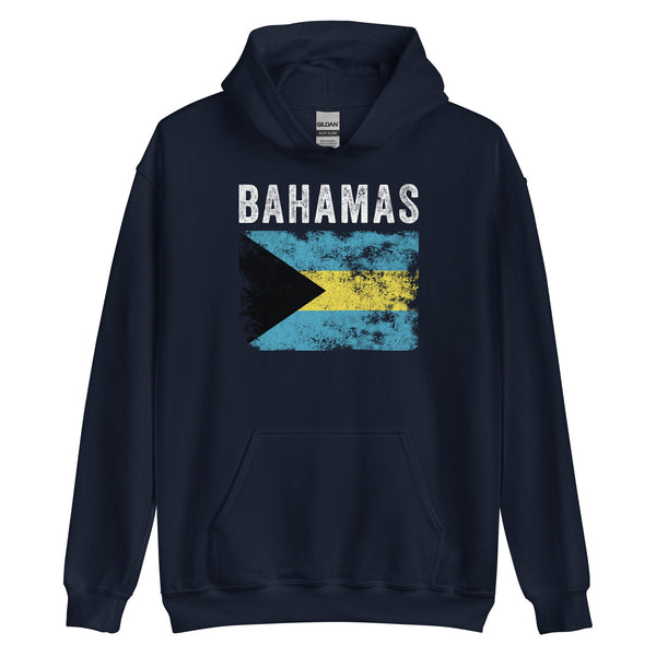 Bahamas Flag Distressed - Bahamian Flag Hoodie