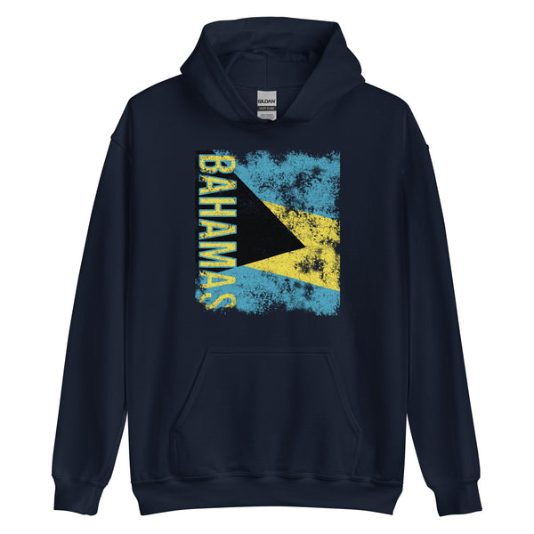 Bahamas Flag Distressed Hoodie