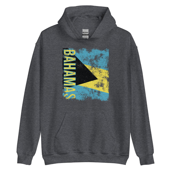 Bahamas Flag Distressed Hoodie