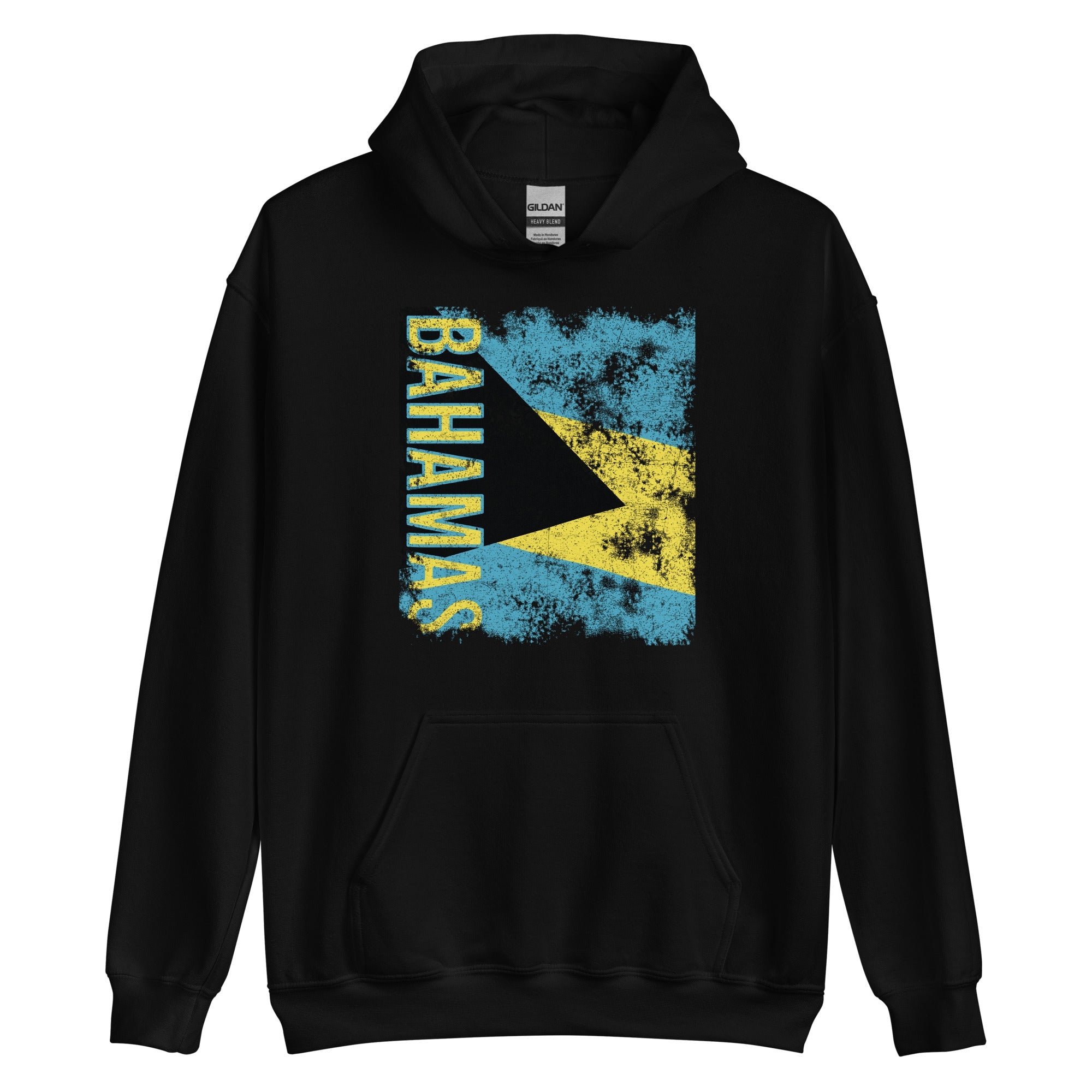 Bahamas Flag Distressed Hoodie