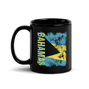 Bahamas Flag Distressed Mug