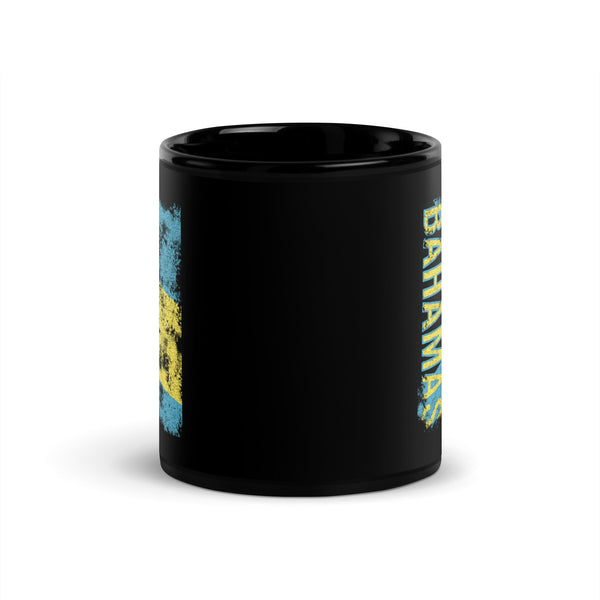 Bahamas Flag Distressed Mug