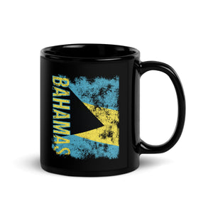 Bahamas Flag Distressed Mug