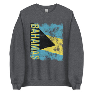 Bahamas Flag Distressed Sweatshirt