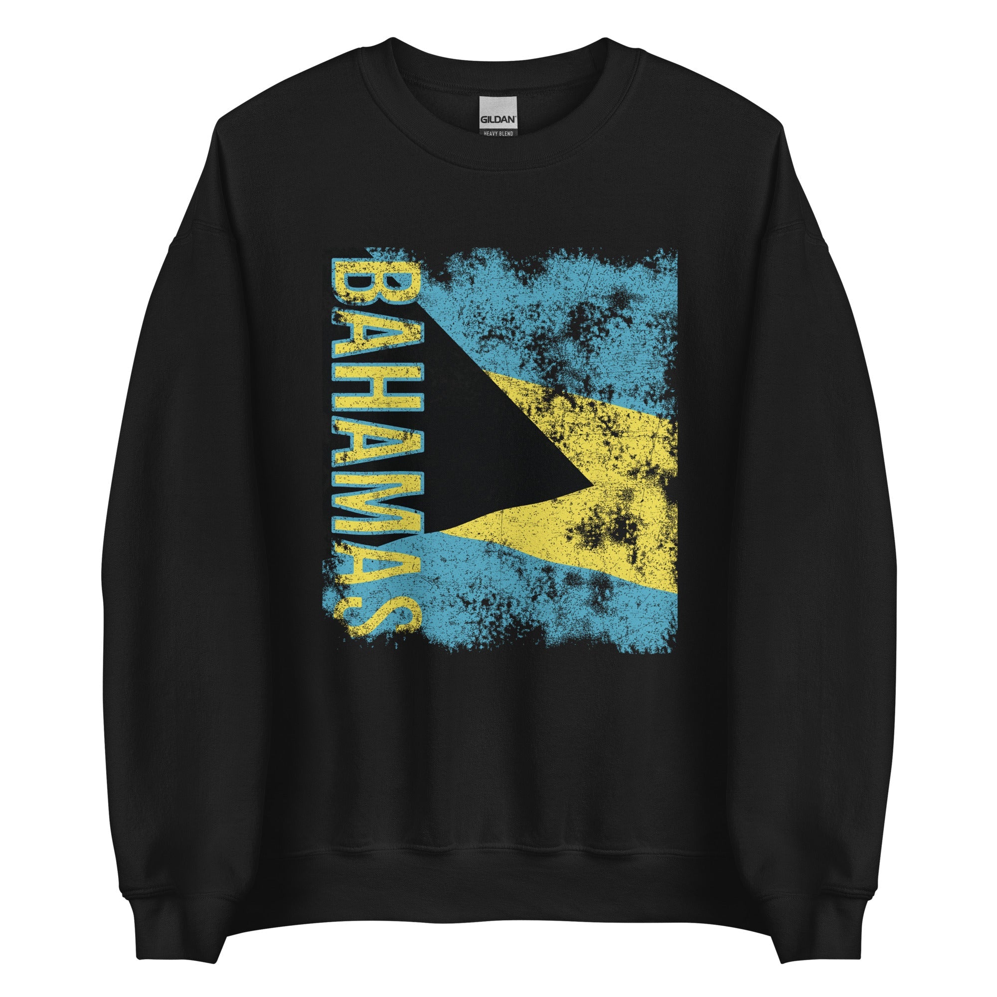 Bahamas Flag Distressed Sweatshirt