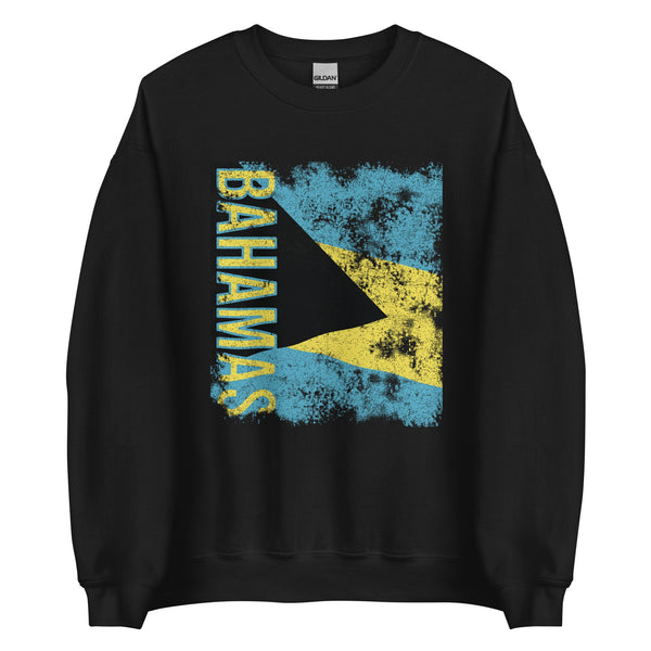 Bahamas Flag Distressed Sweatshirt