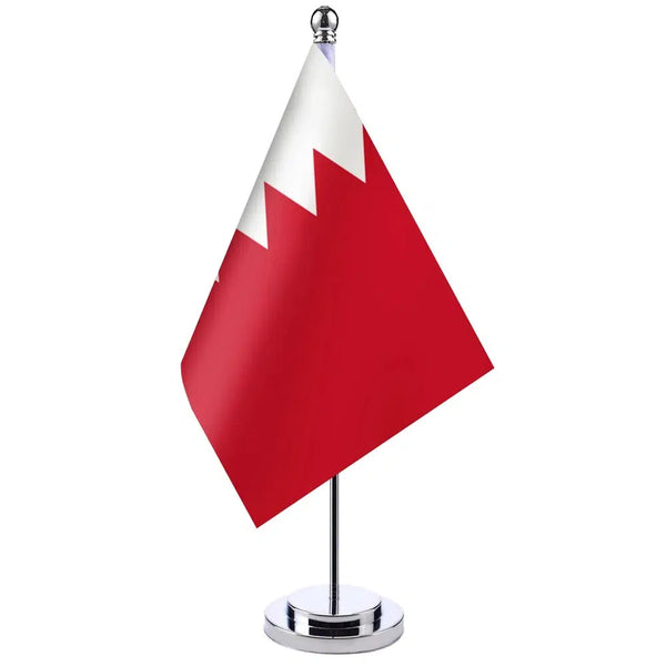 Bahrain Desk Flag - Small Office Table Flag