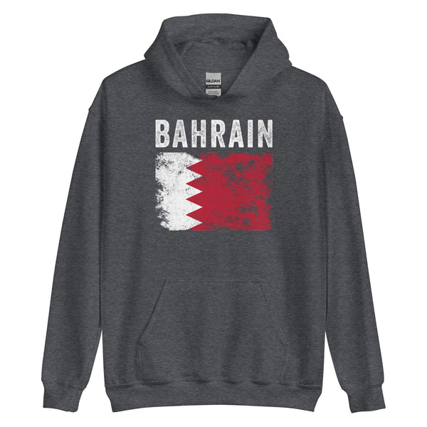 Bahrain Flag Distressed - Bahraini Flag Hoodie