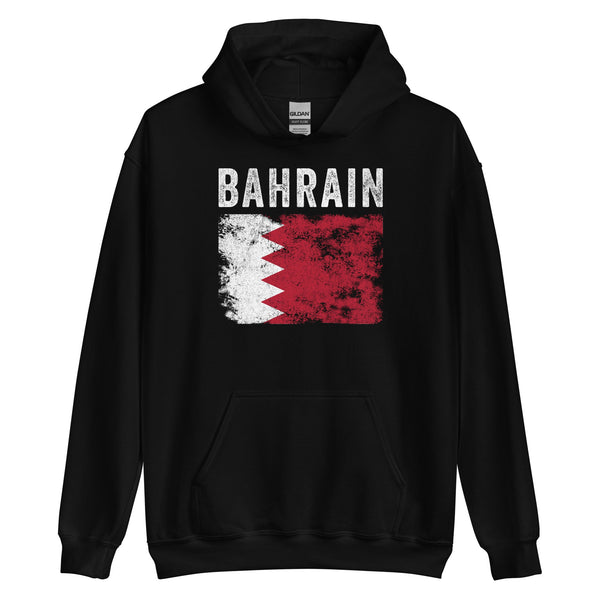 Bahrain Flag Distressed - Bahraini Flag Hoodie